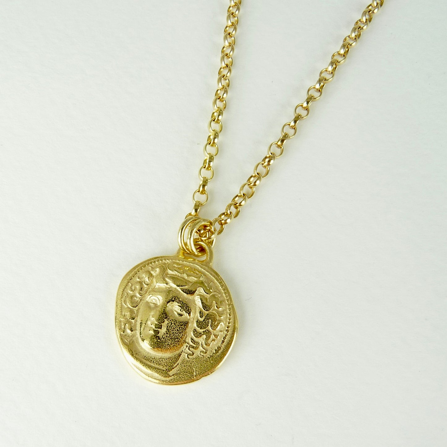 Larissa, Water Nymph Necklace, Ancient Greek Coin