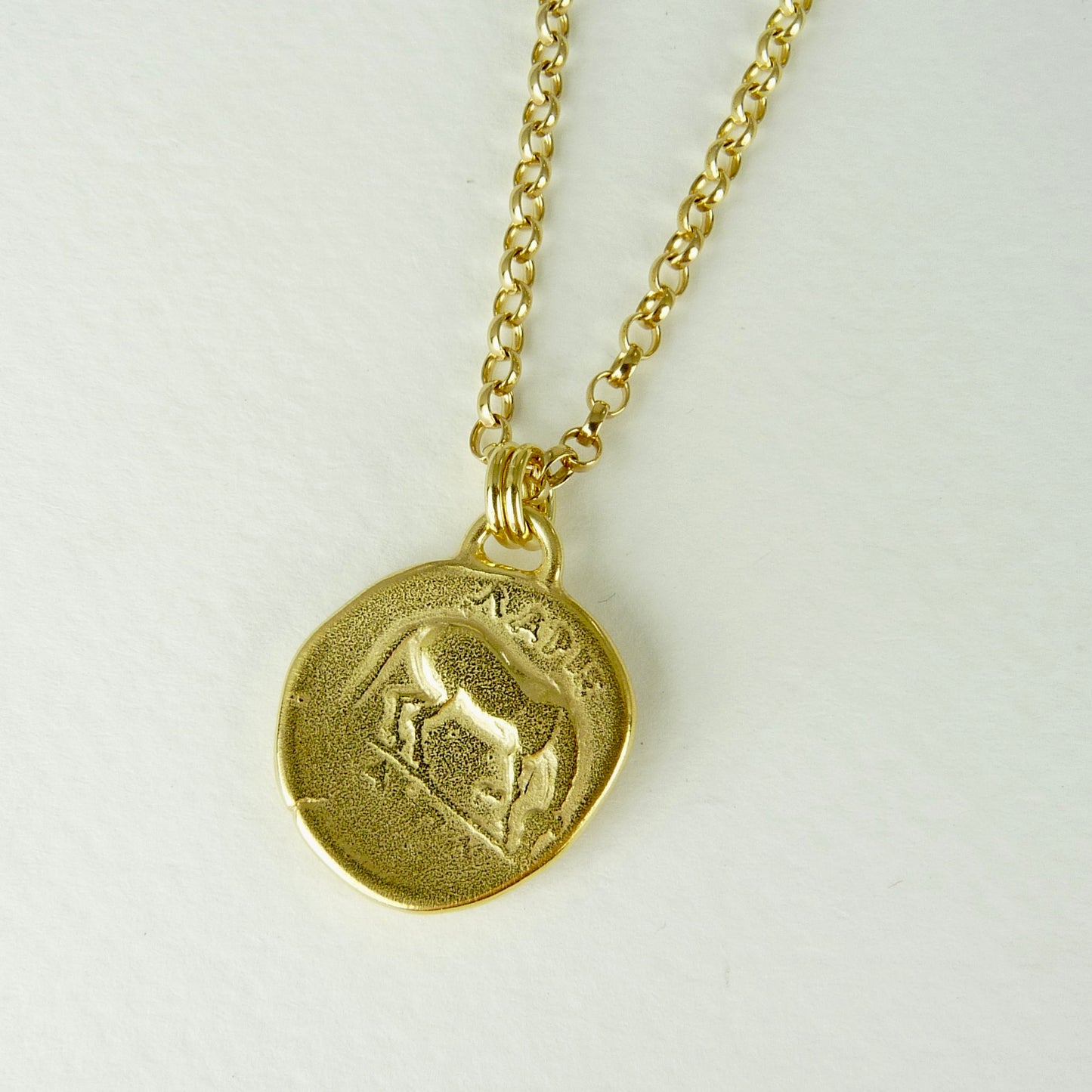 Larissa, Water Nymph Necklace, Ancient Greek Coin