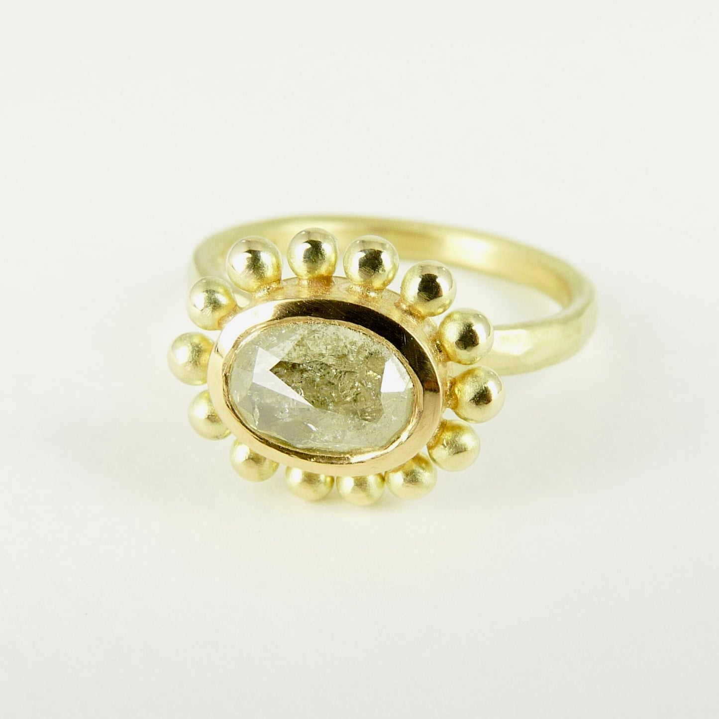 Yellow Diamond Courtesan Ring