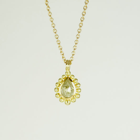 Yellow Diamond Courtesan Necklace