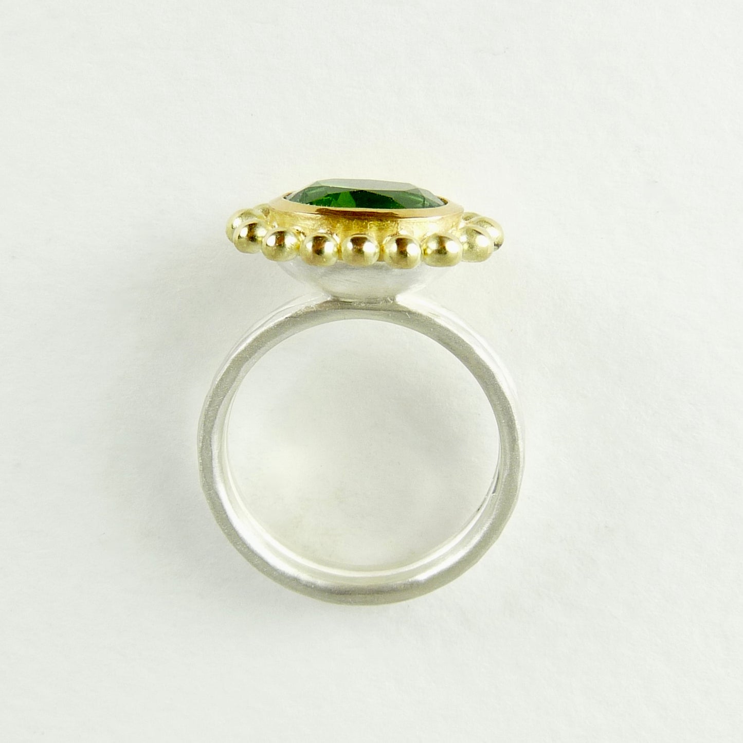 Green Tourmaline Courtesan Ring