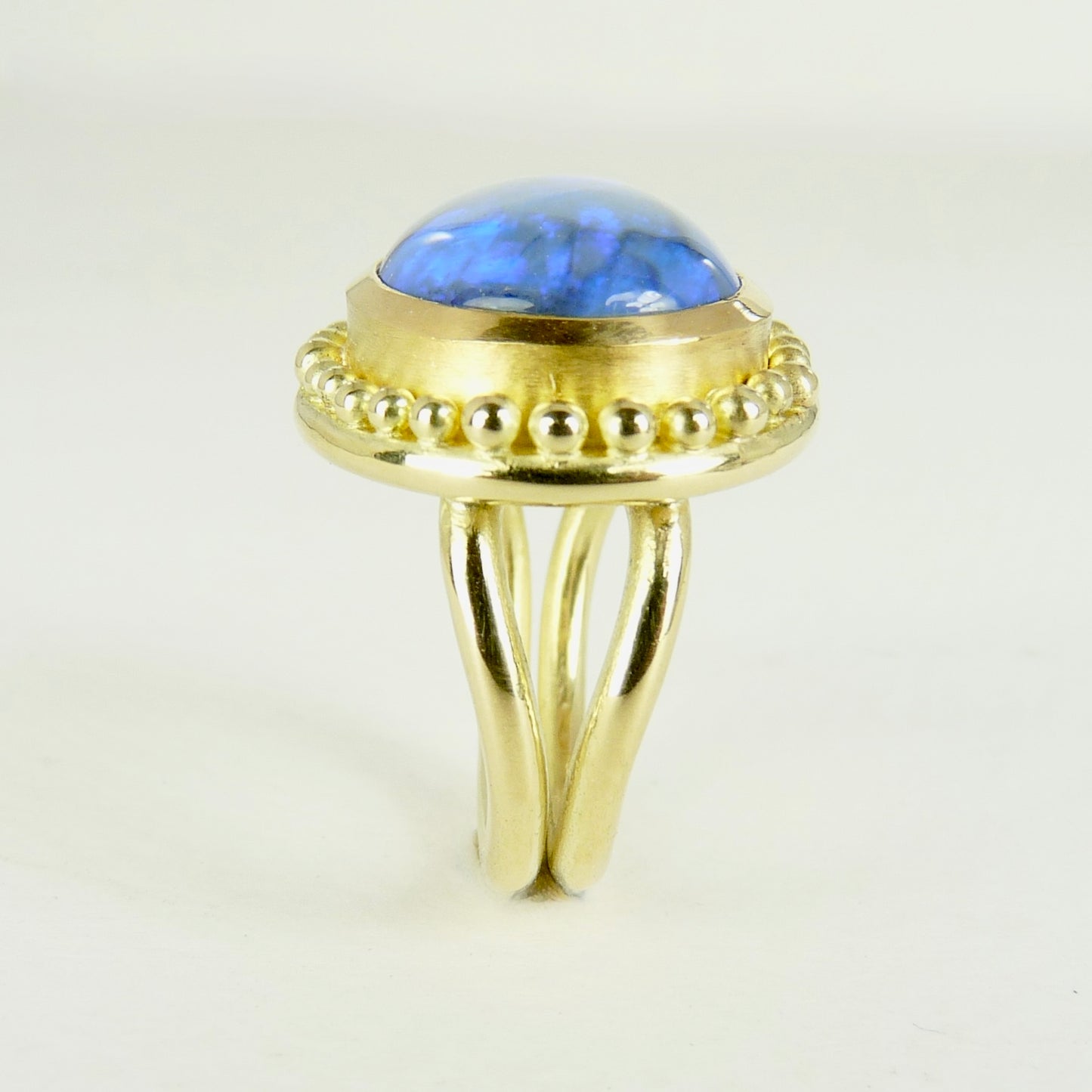 Black Opal Empress Ring