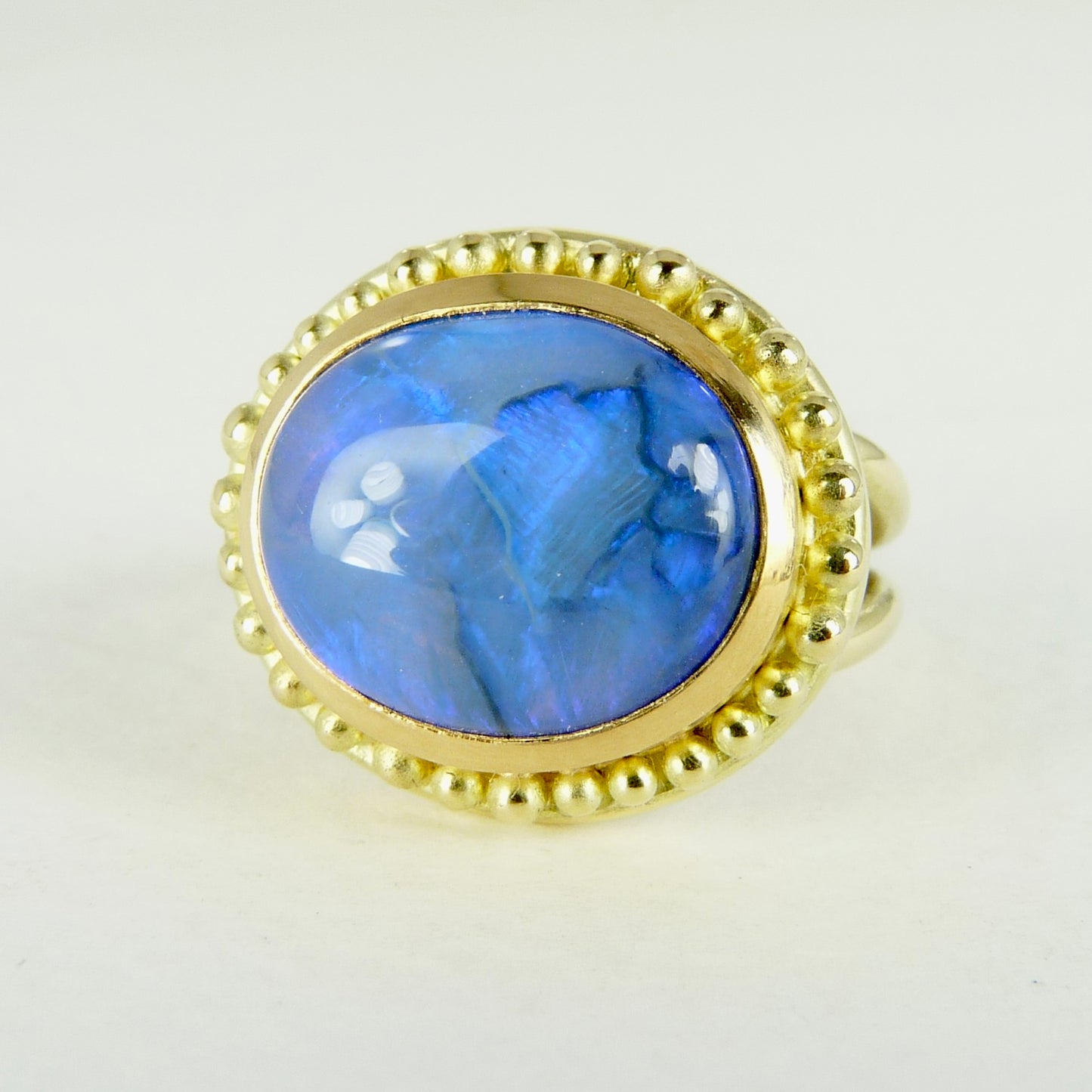 Black Opal Empress Ring