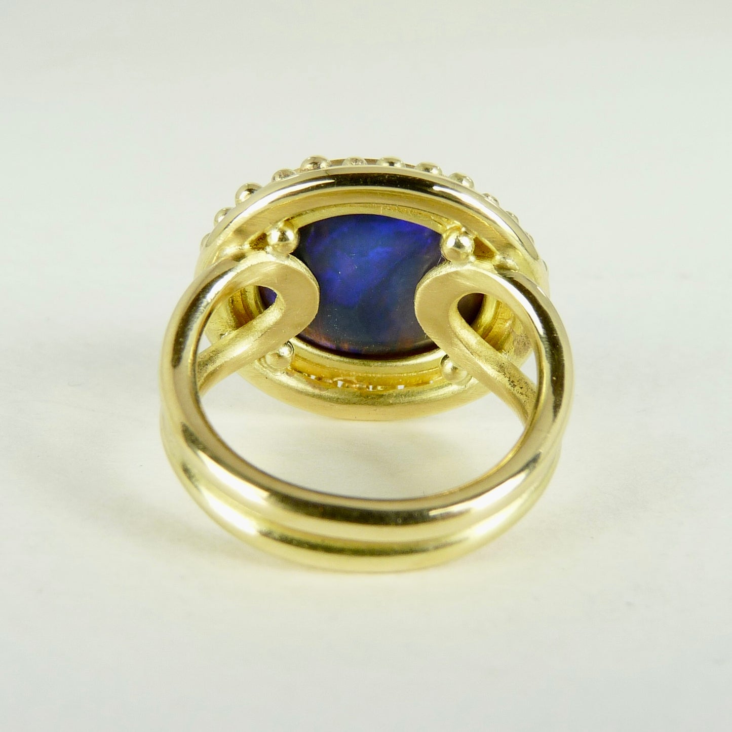 Black Opal Empress Ring