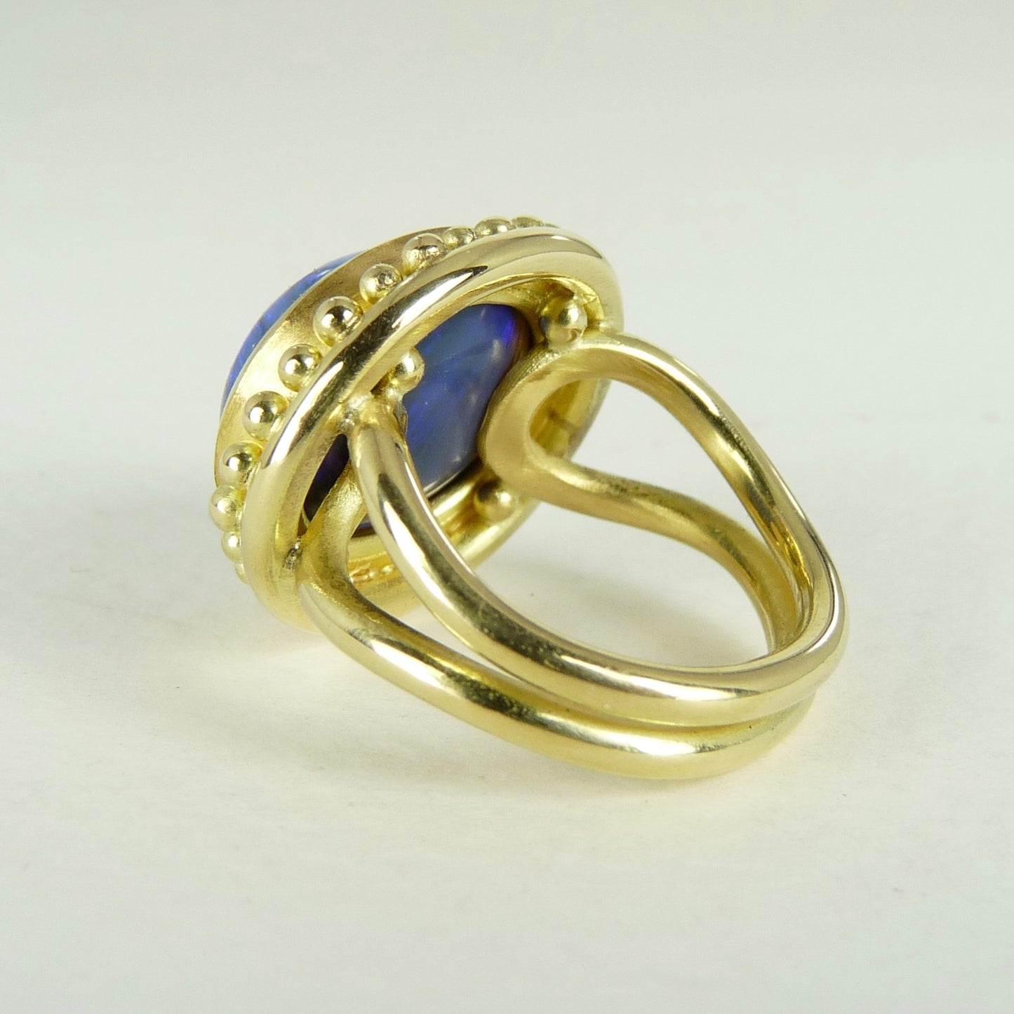 Black Opal Empress Ring