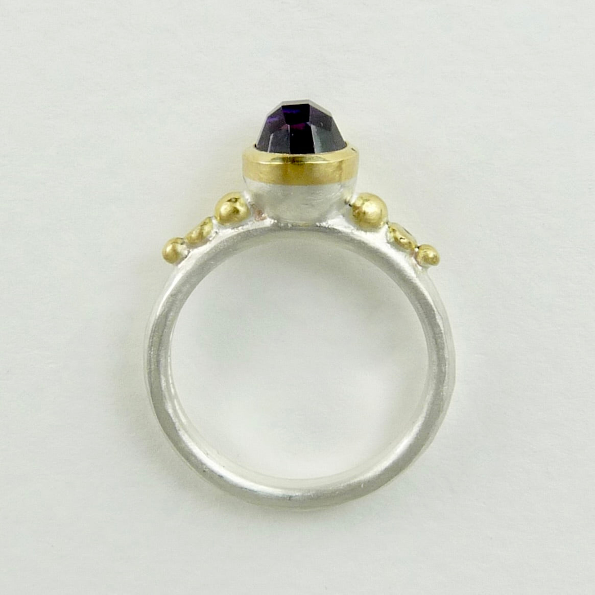 Amethyst Granulation Ring