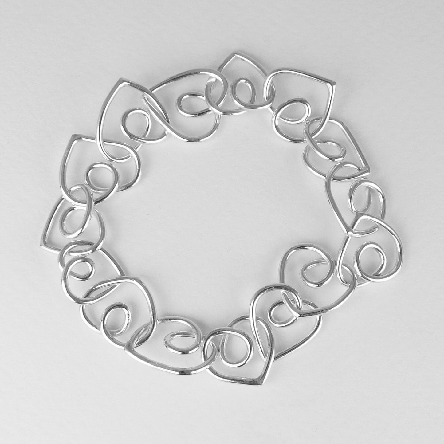 Loopy Love Heart Bracelet