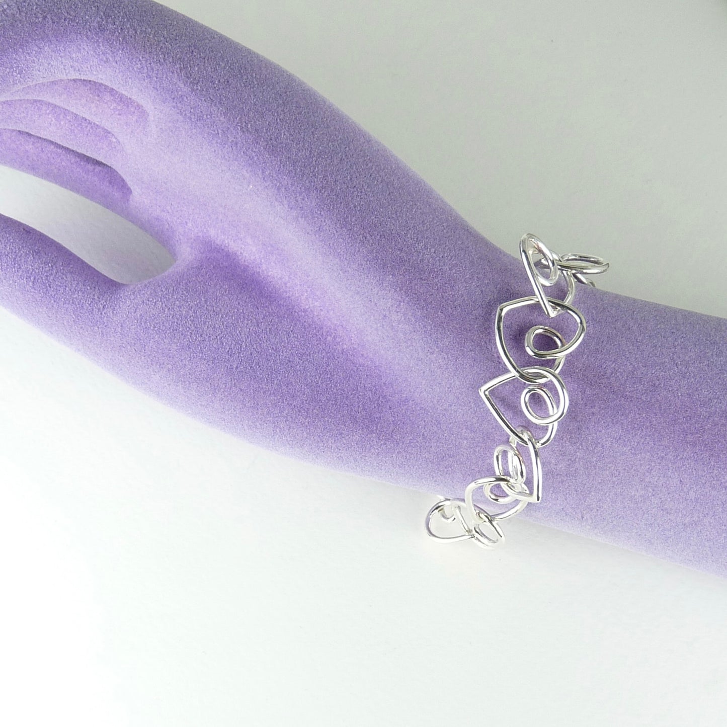 Loopy Love Heart Bracelet