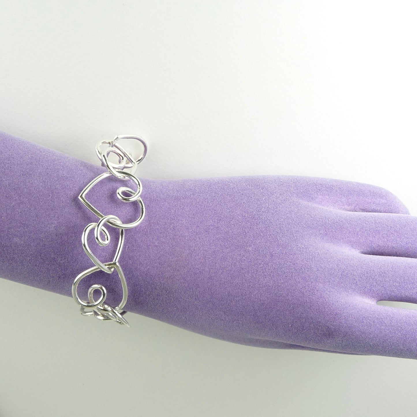 Loopy Love Heart Bracelet