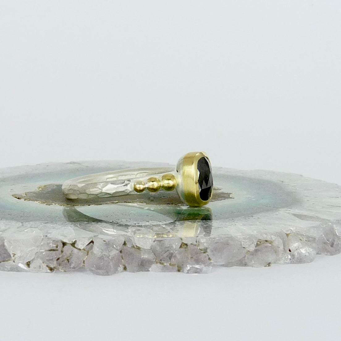 Black Diamond Granulation Ring