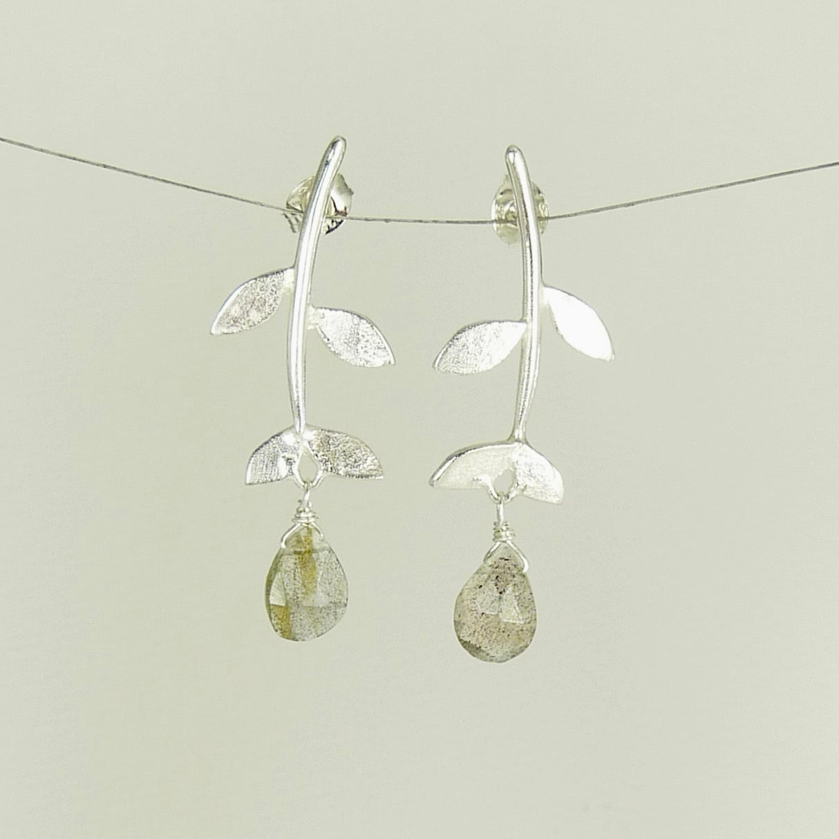 Tabby Leaf Earrings
