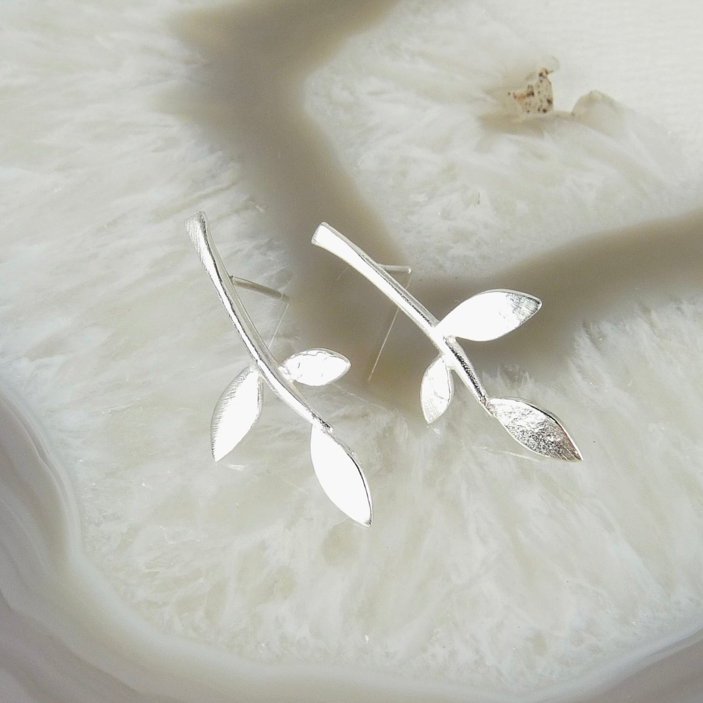 Lola Leaf Stud Earrings