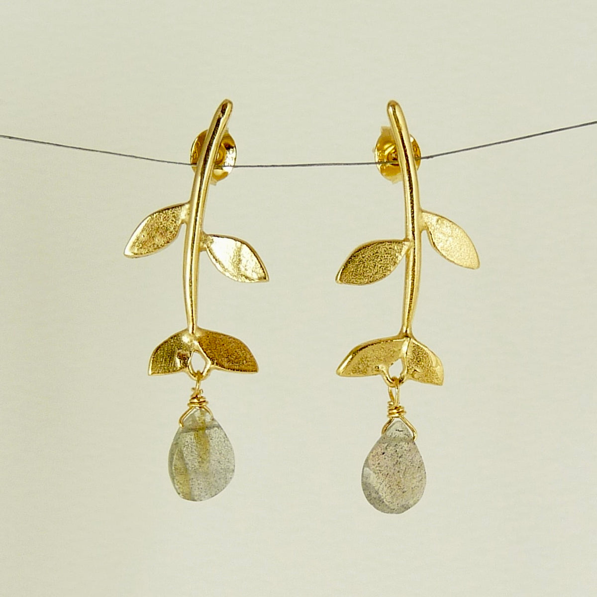 Tabby Leaf Earrings