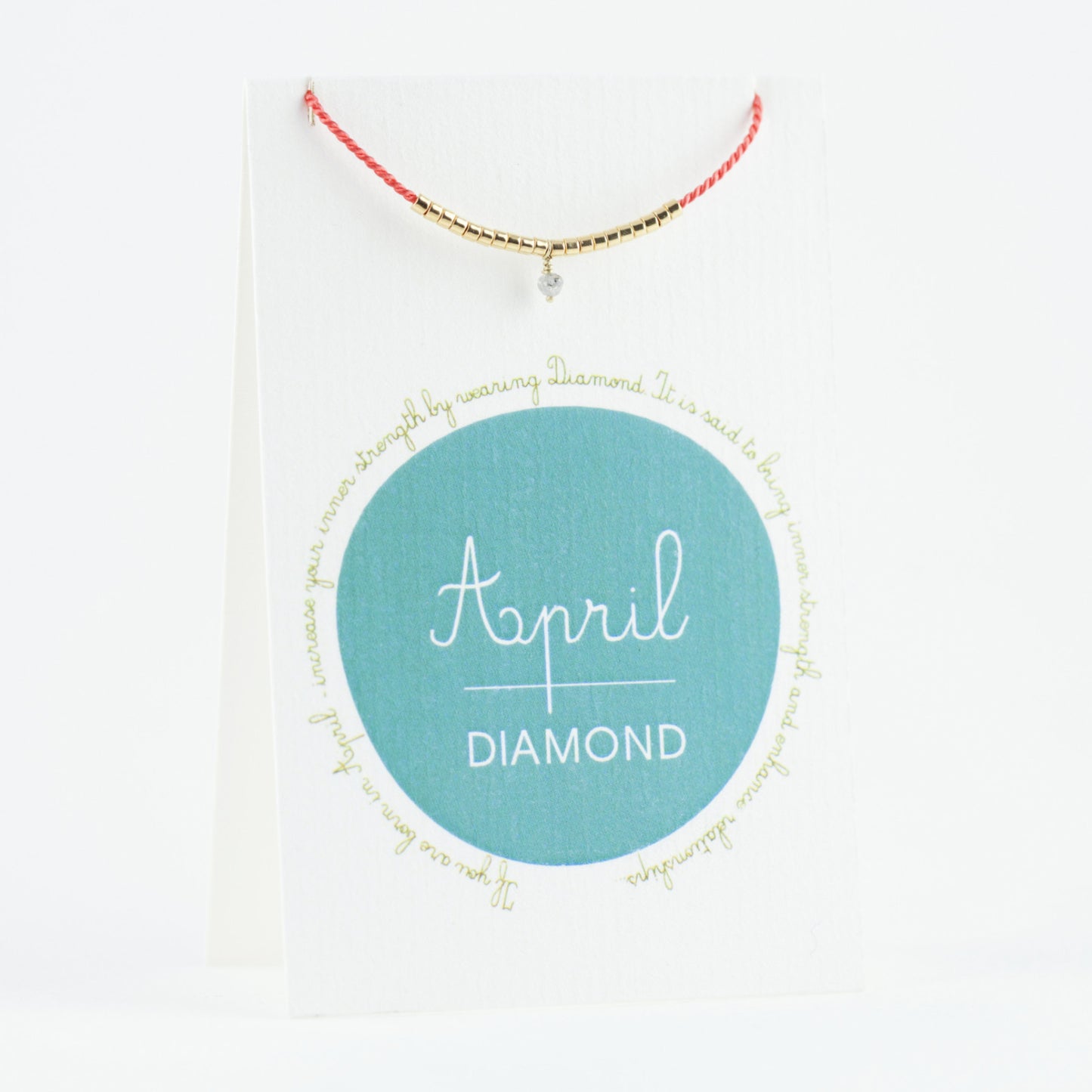 April Birthstone Bracelet, Diamond