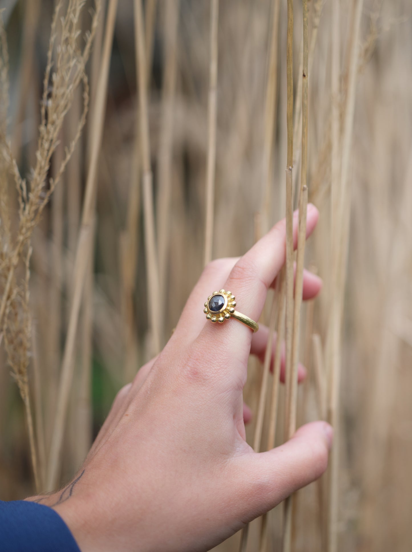 Black Diamond Courtesan Ring