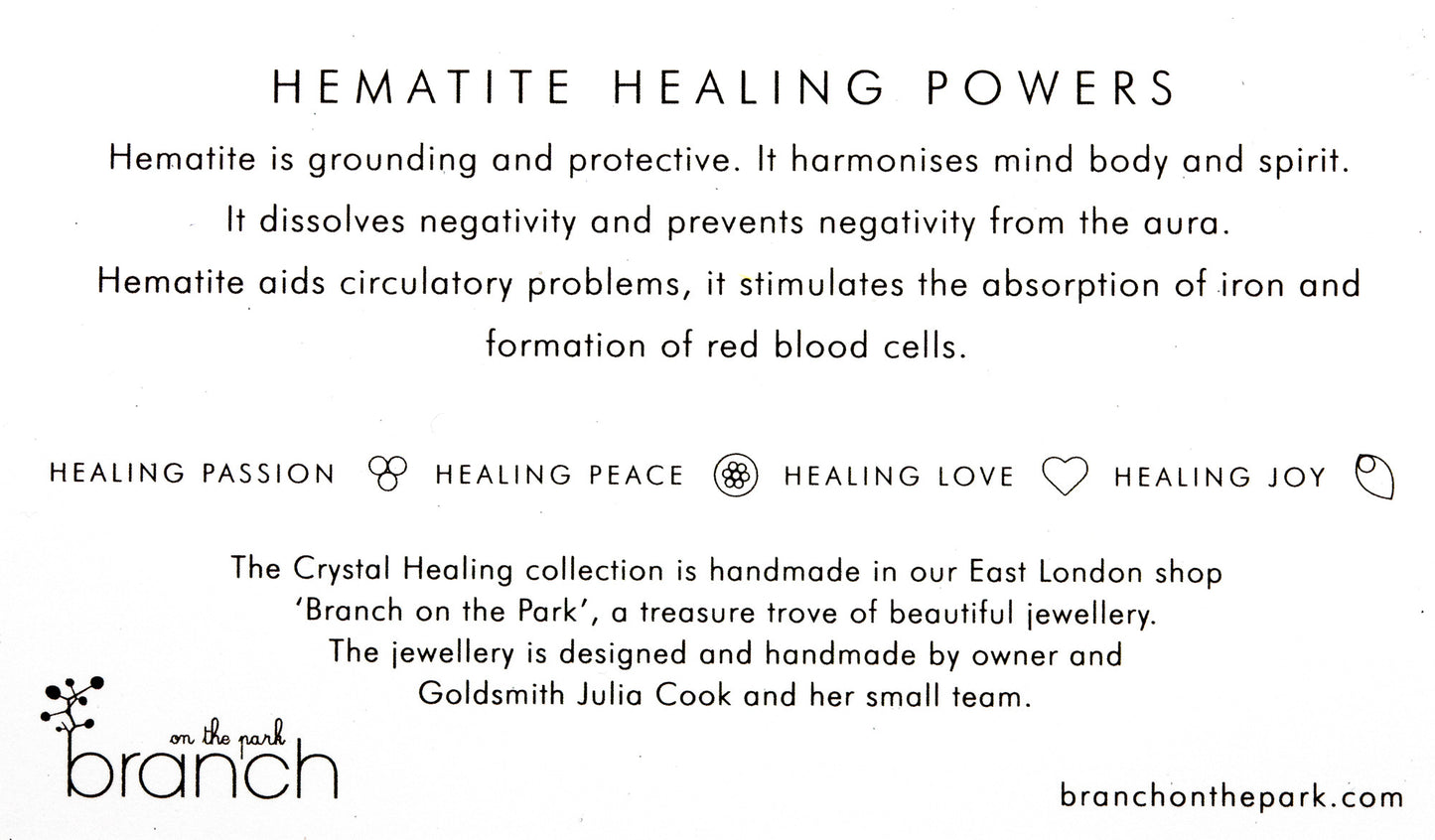 Hematite Crystal Healing Bracelet