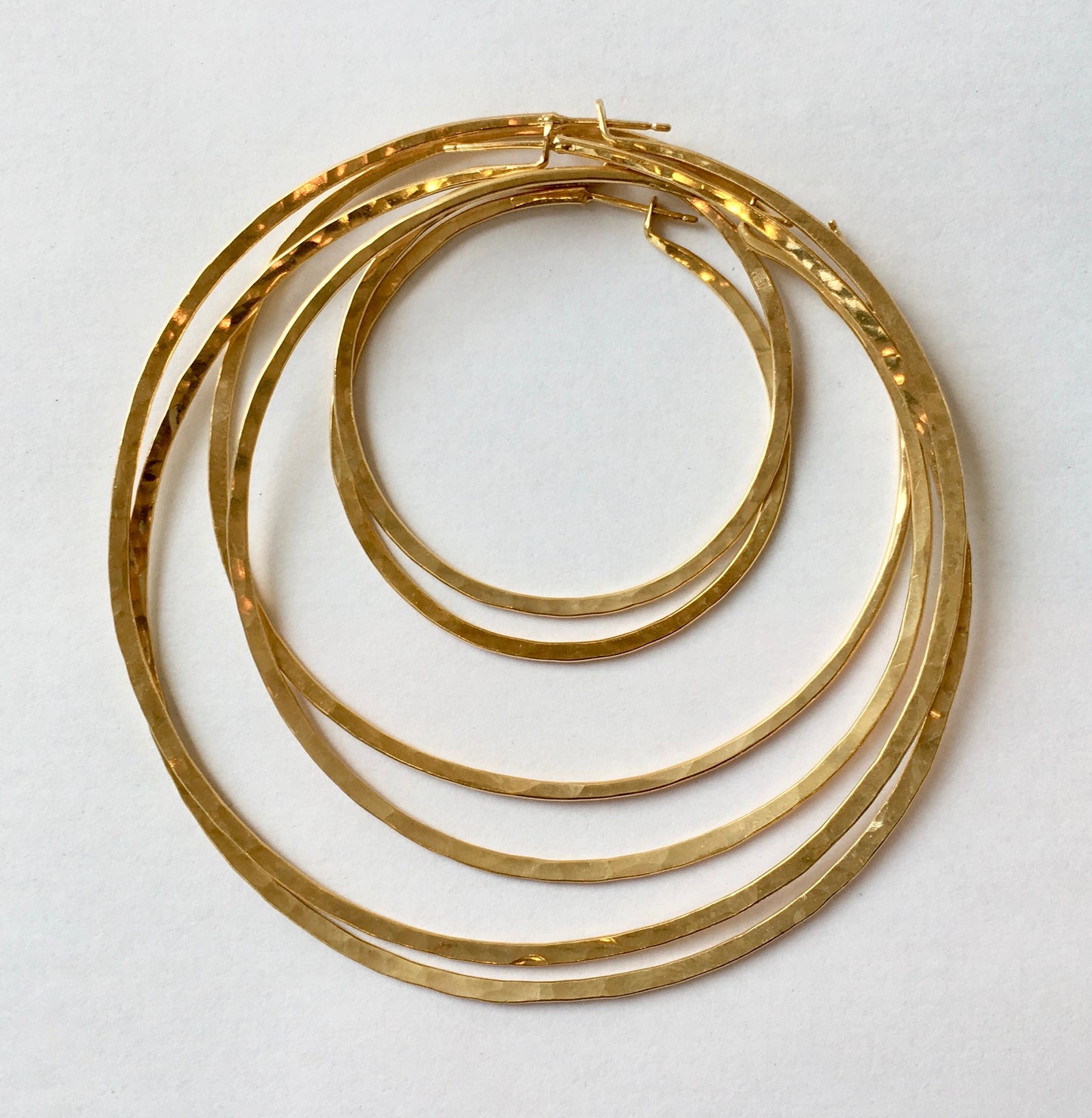 Mikki Hand Forged Large Hoops
