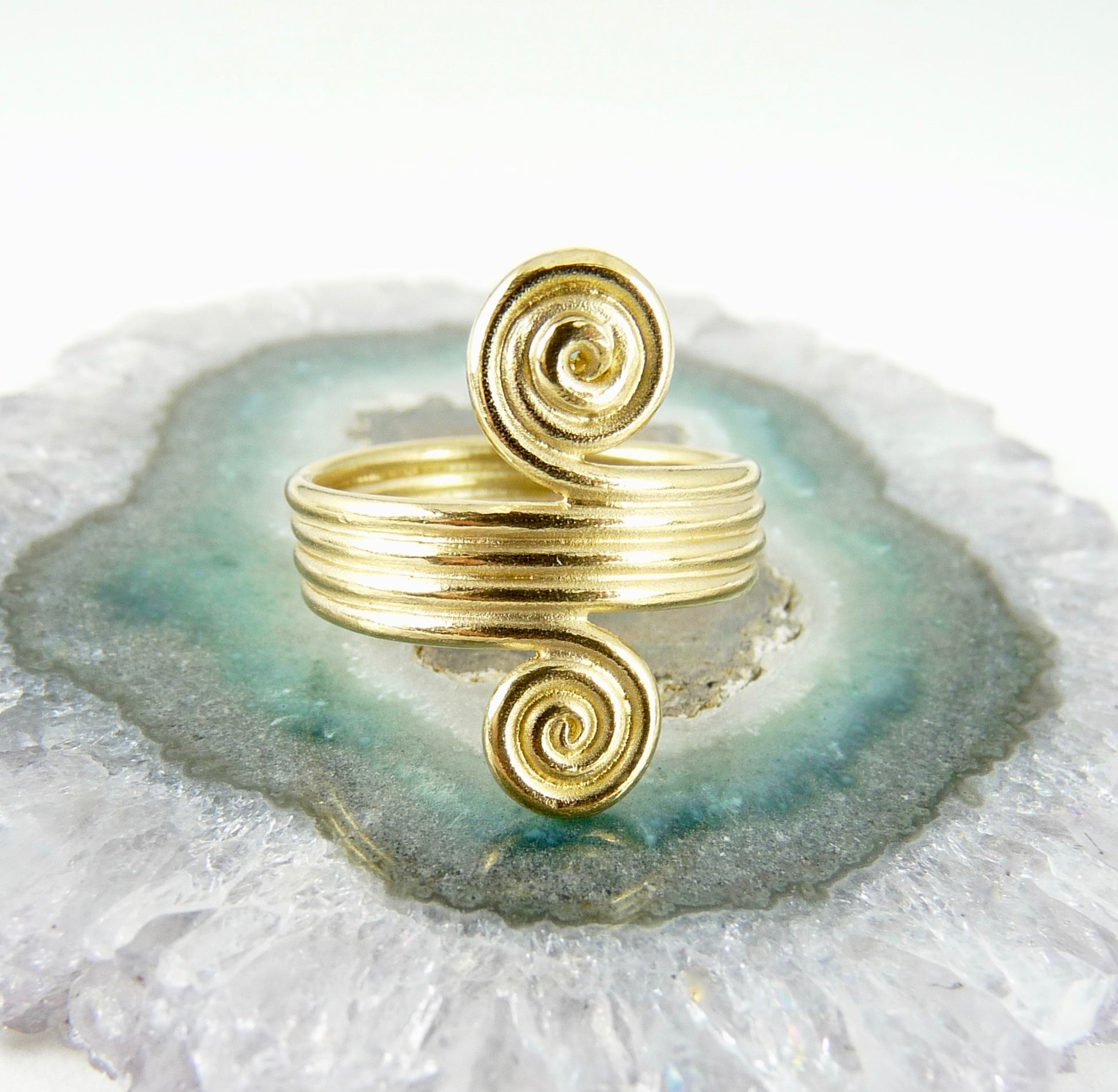 Julia Cook Zunera handmade gold silver ring