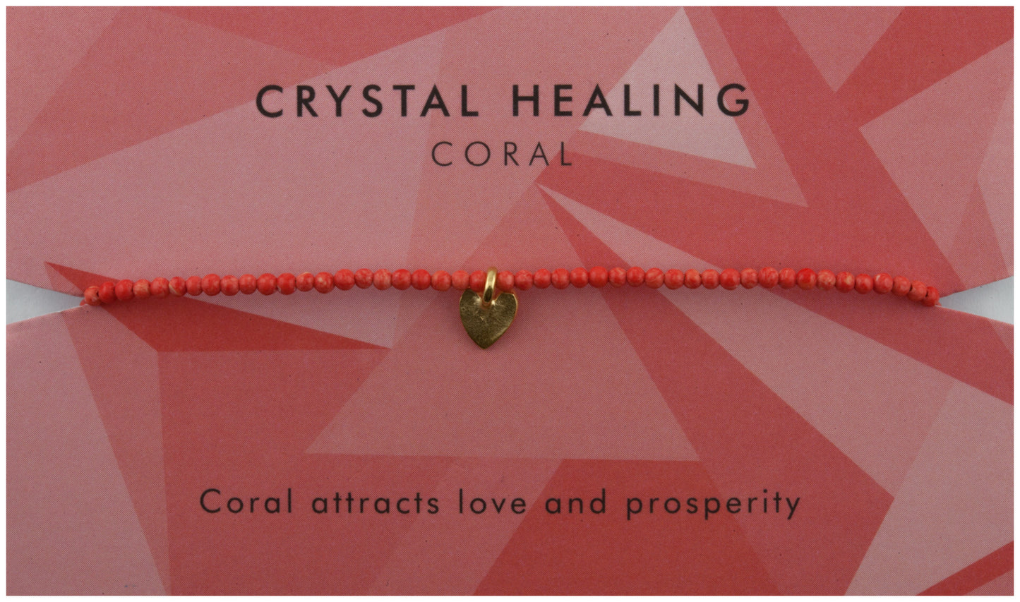 Coral Crystal Healing Bracelet