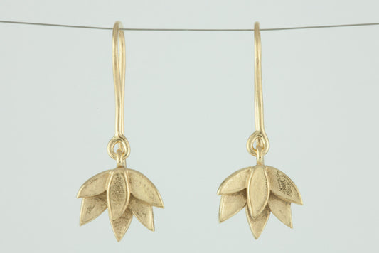 Deepa Flower Hook Earrings