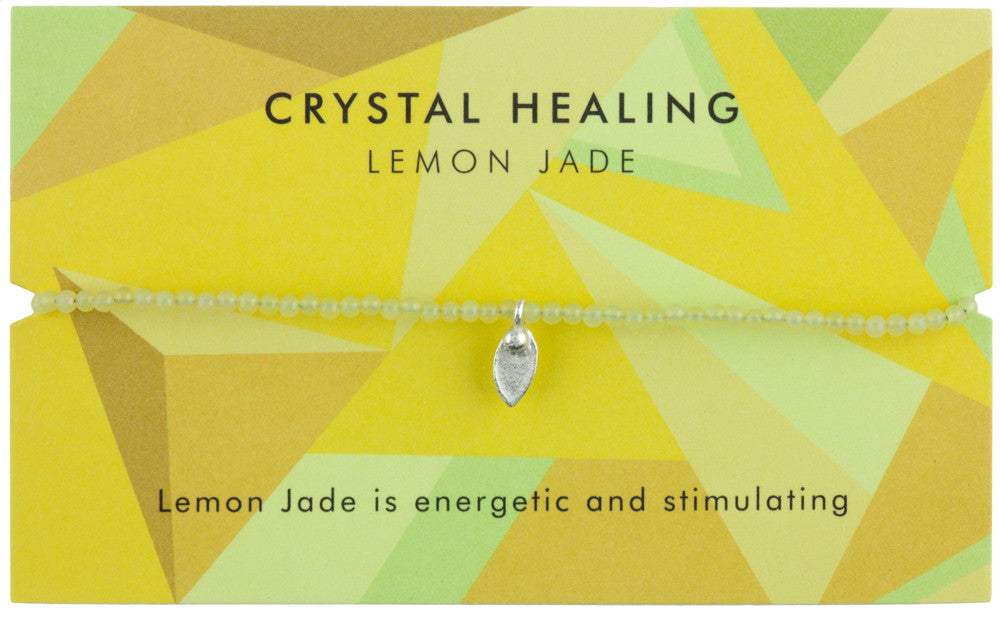 Lemon Jade Crystal Healing Bracelet
