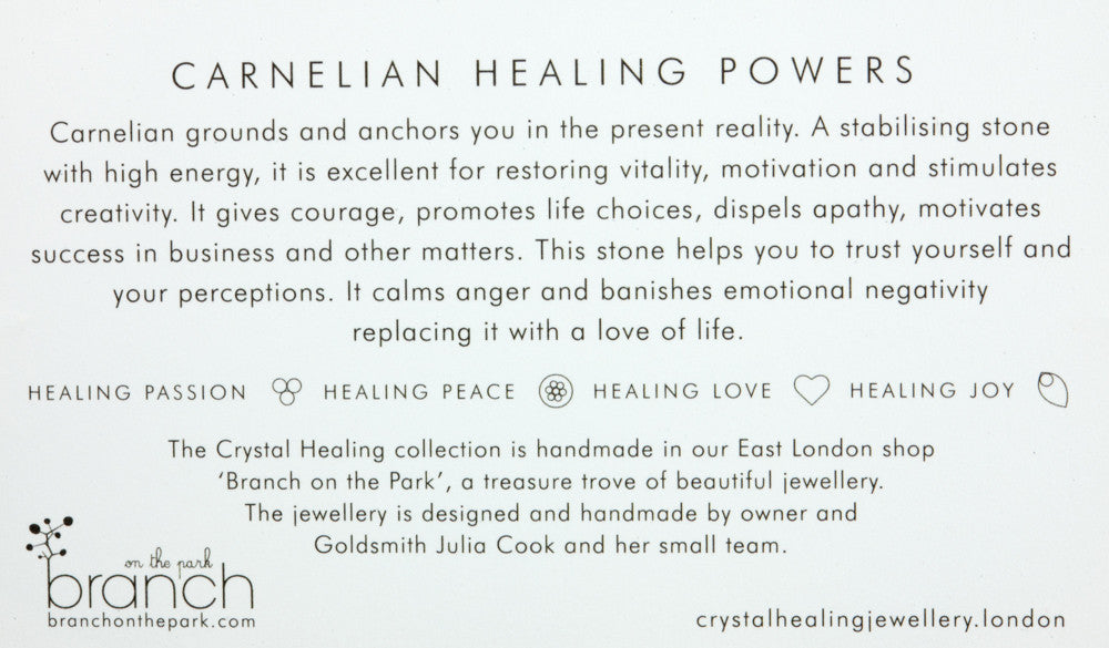 Carnelian Crystal Healing Bracelet