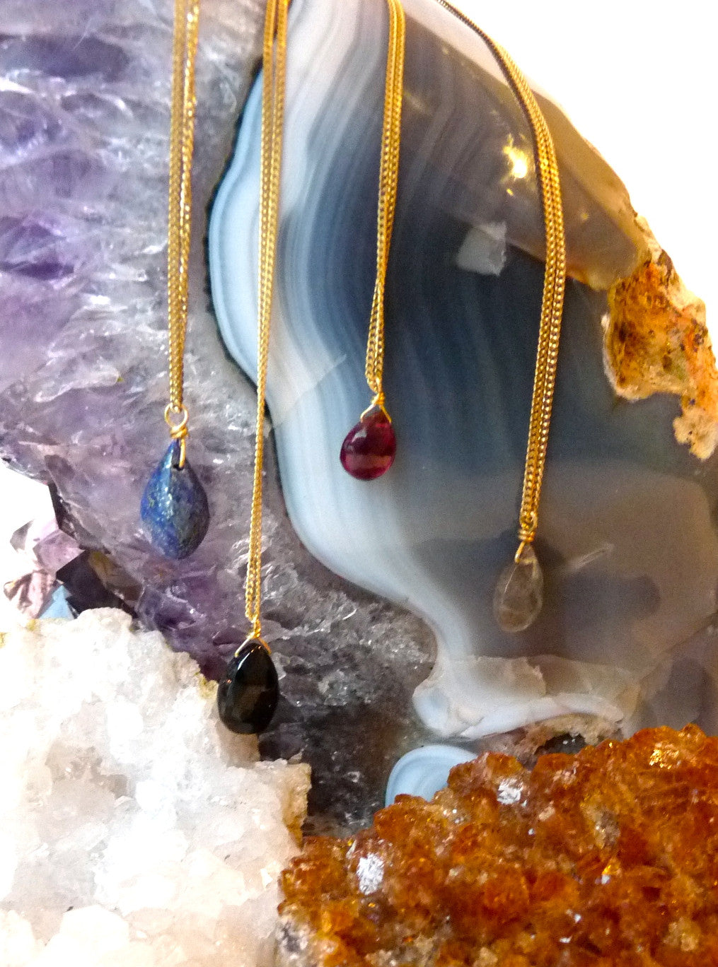 Semi Precious Gemstone Necklaces