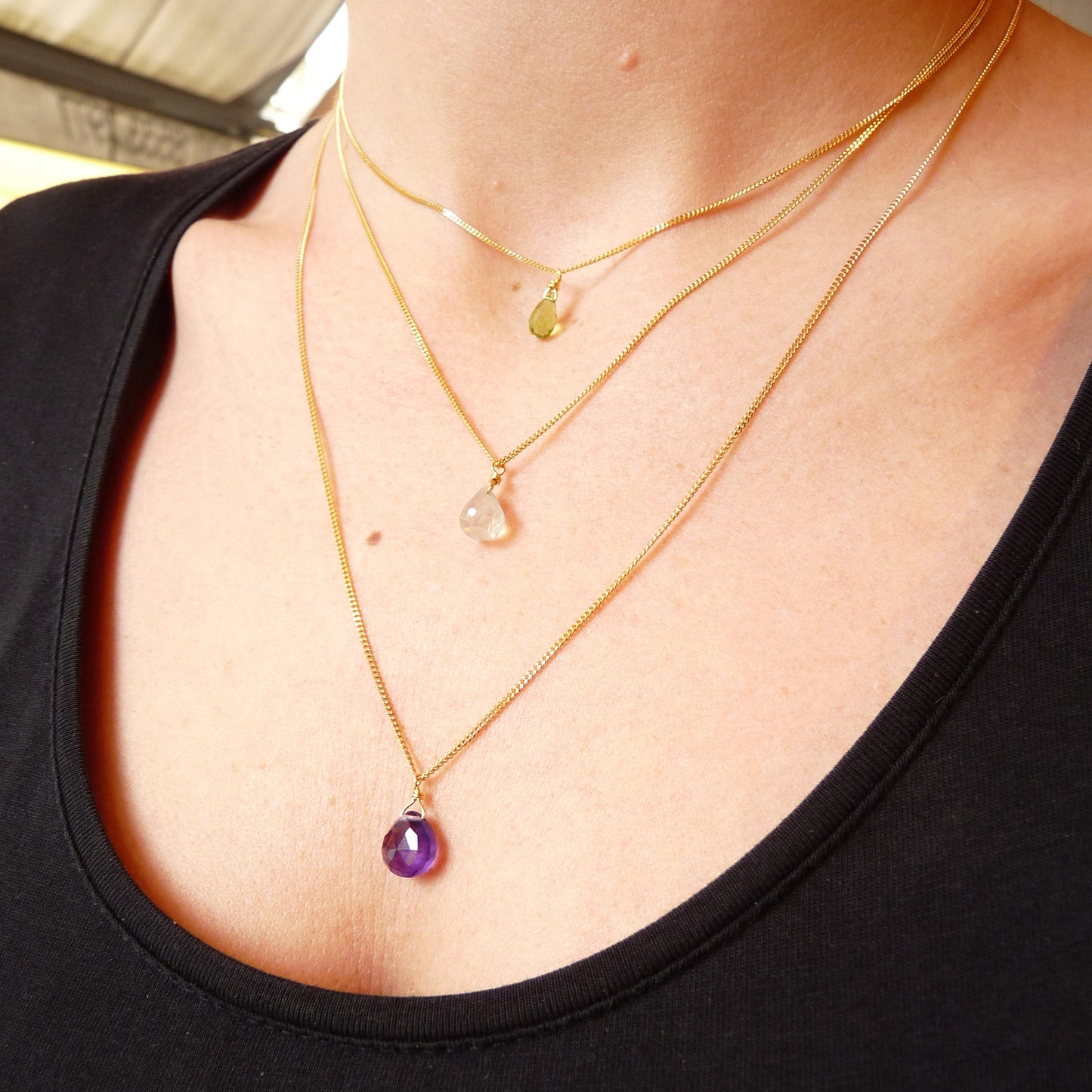 Semi Precious Gemstone Necklaces