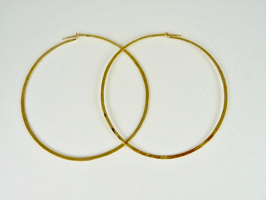 Mikki Hand forged Hoops Extra Large