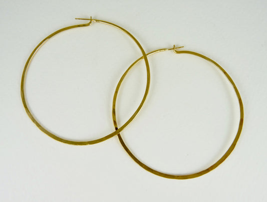 Mikki Hand Forged Large Hoops