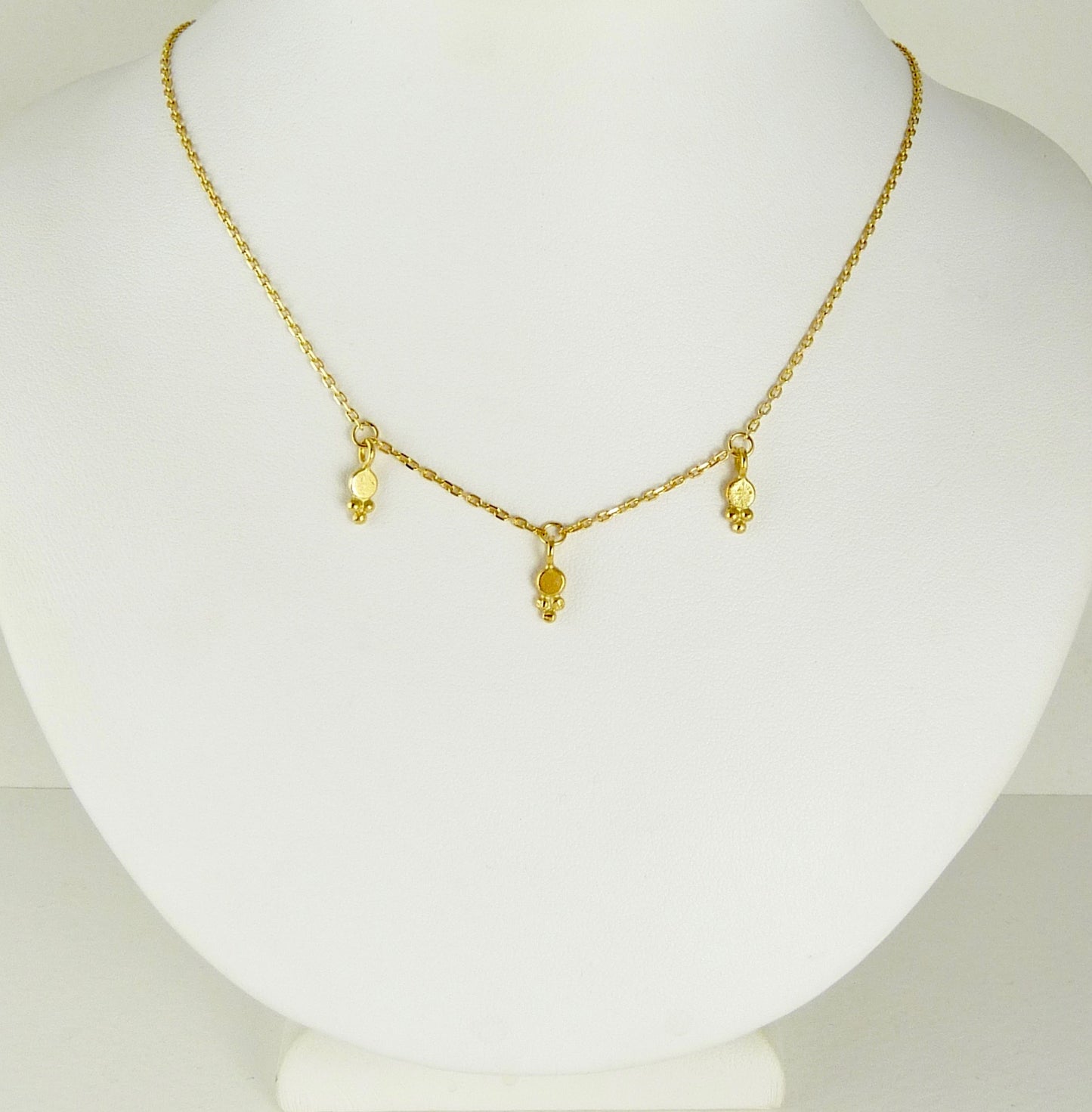Araminta Dotted Delicate Granulation Necklace