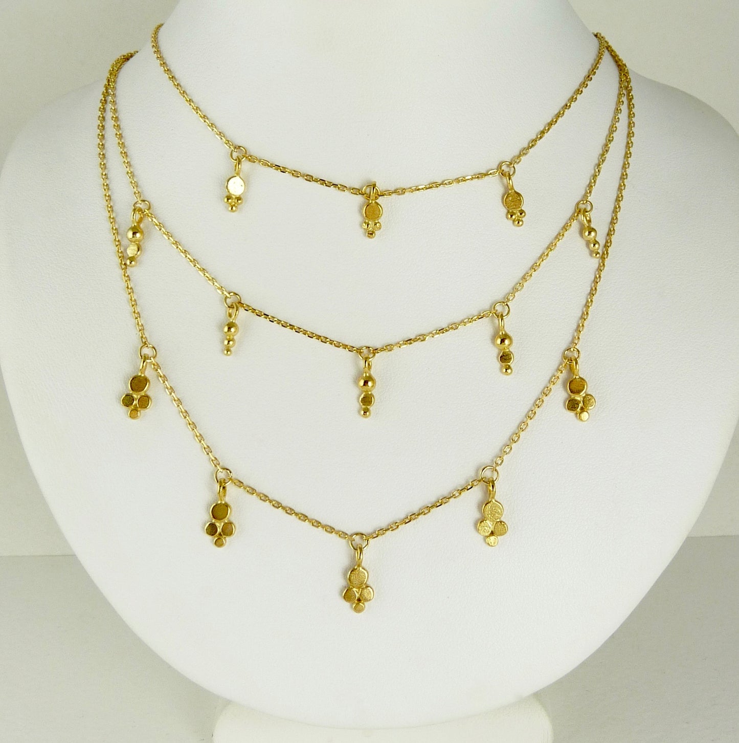 Darcy Dotted Delicate Granulation Necklace
