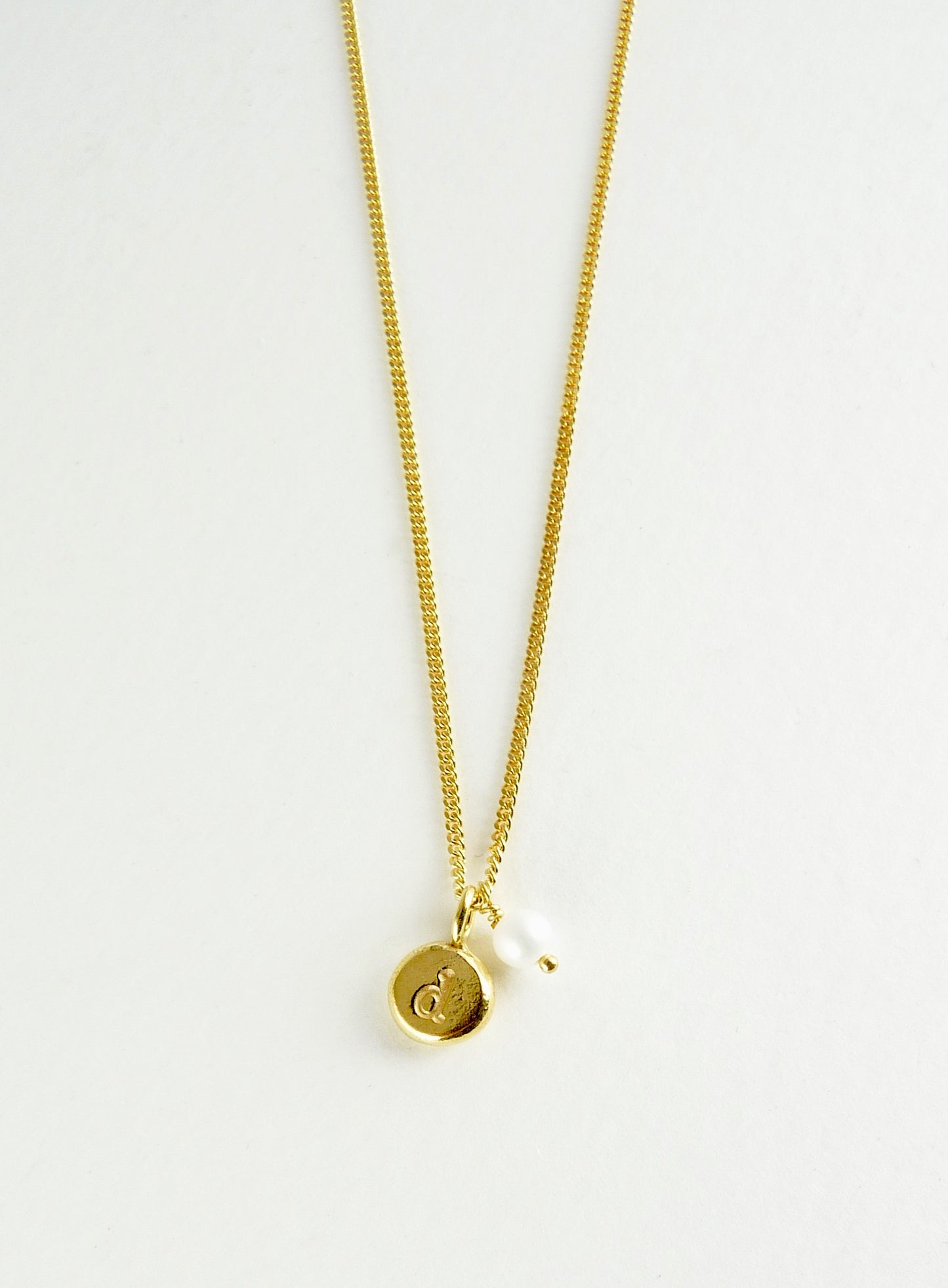 Initial & Birthstone Delicate Necklace