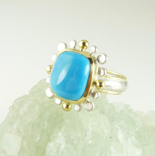 Turquoise Courtesan Ring