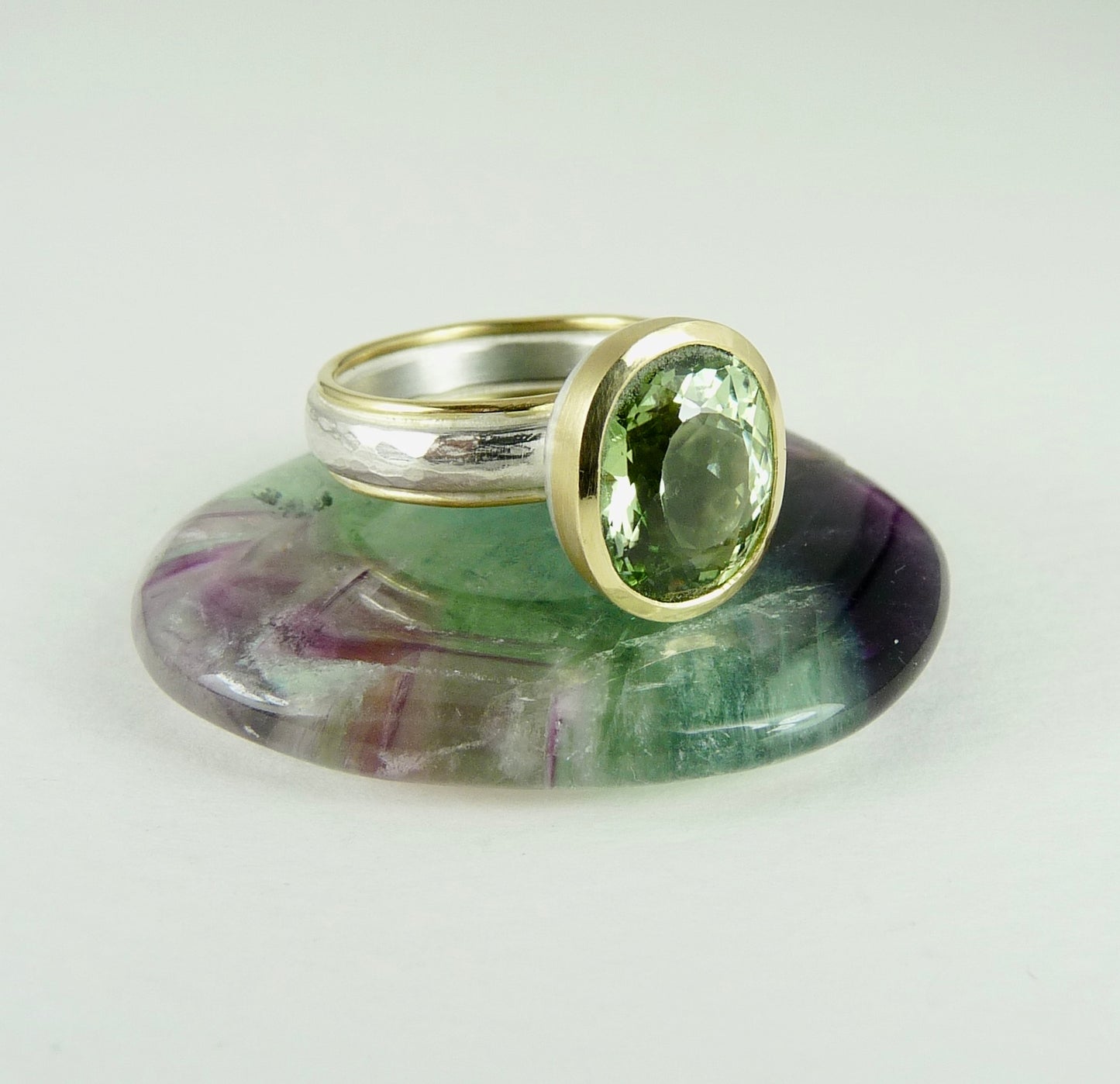 Mint Tourmaline Ring