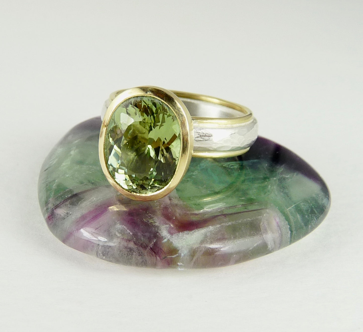 Mint Tourmaline Ring