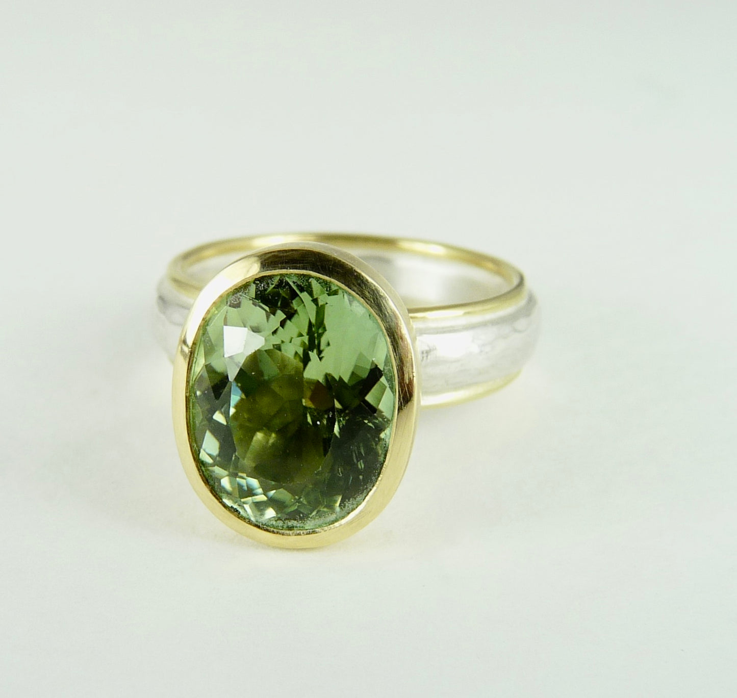 Mint Tourmaline Ring