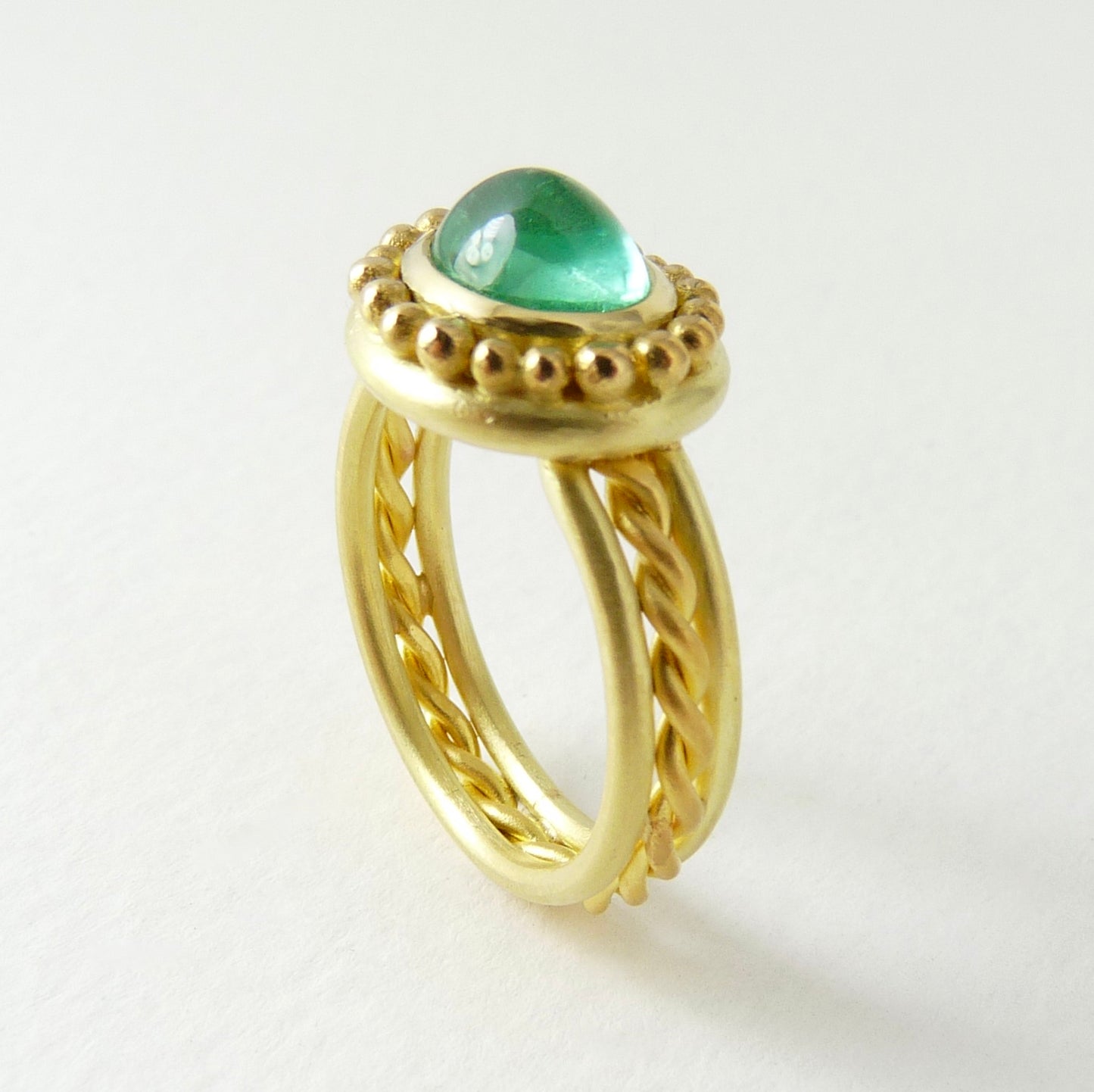 Agrippina Emerald Ring