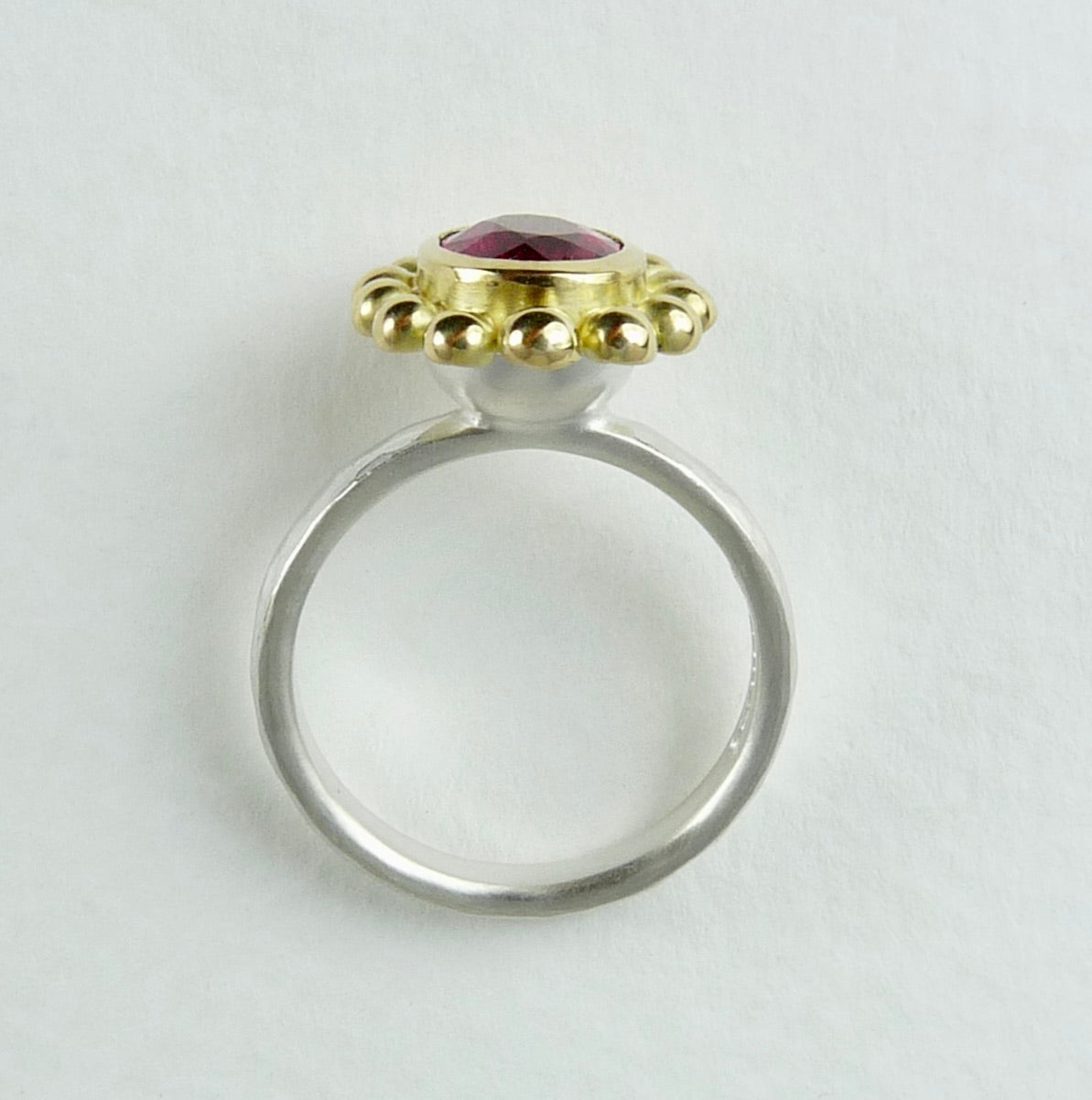 Rubellite Tourmaline Courtesan Ring