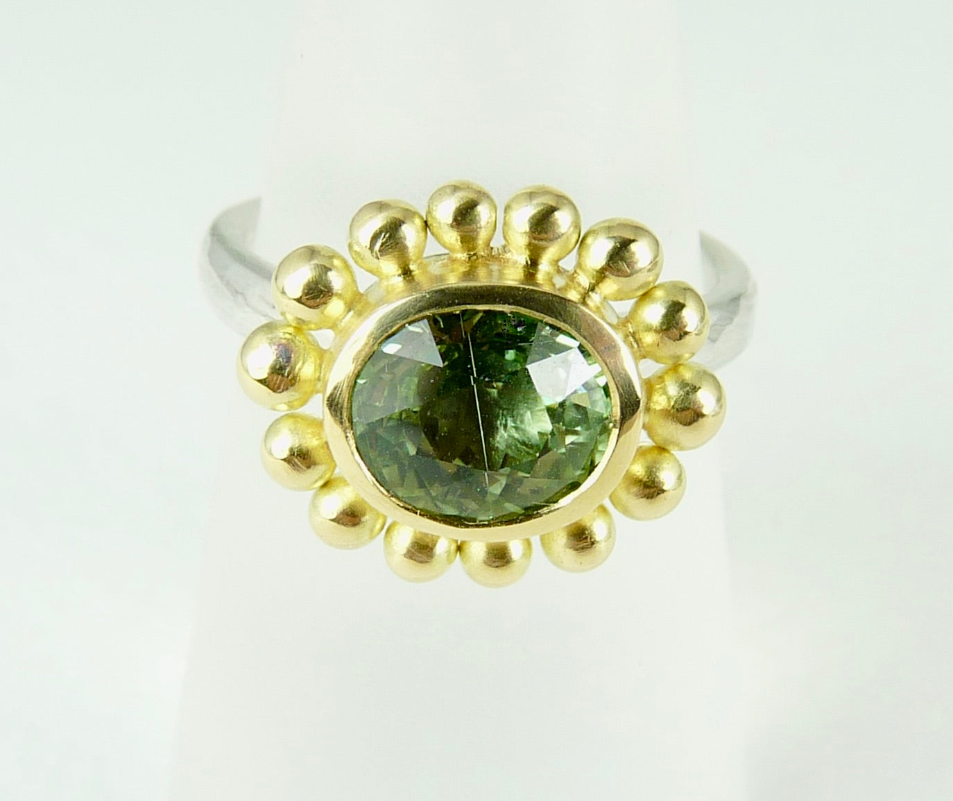 Mint Tourmaline Courtesan Ring