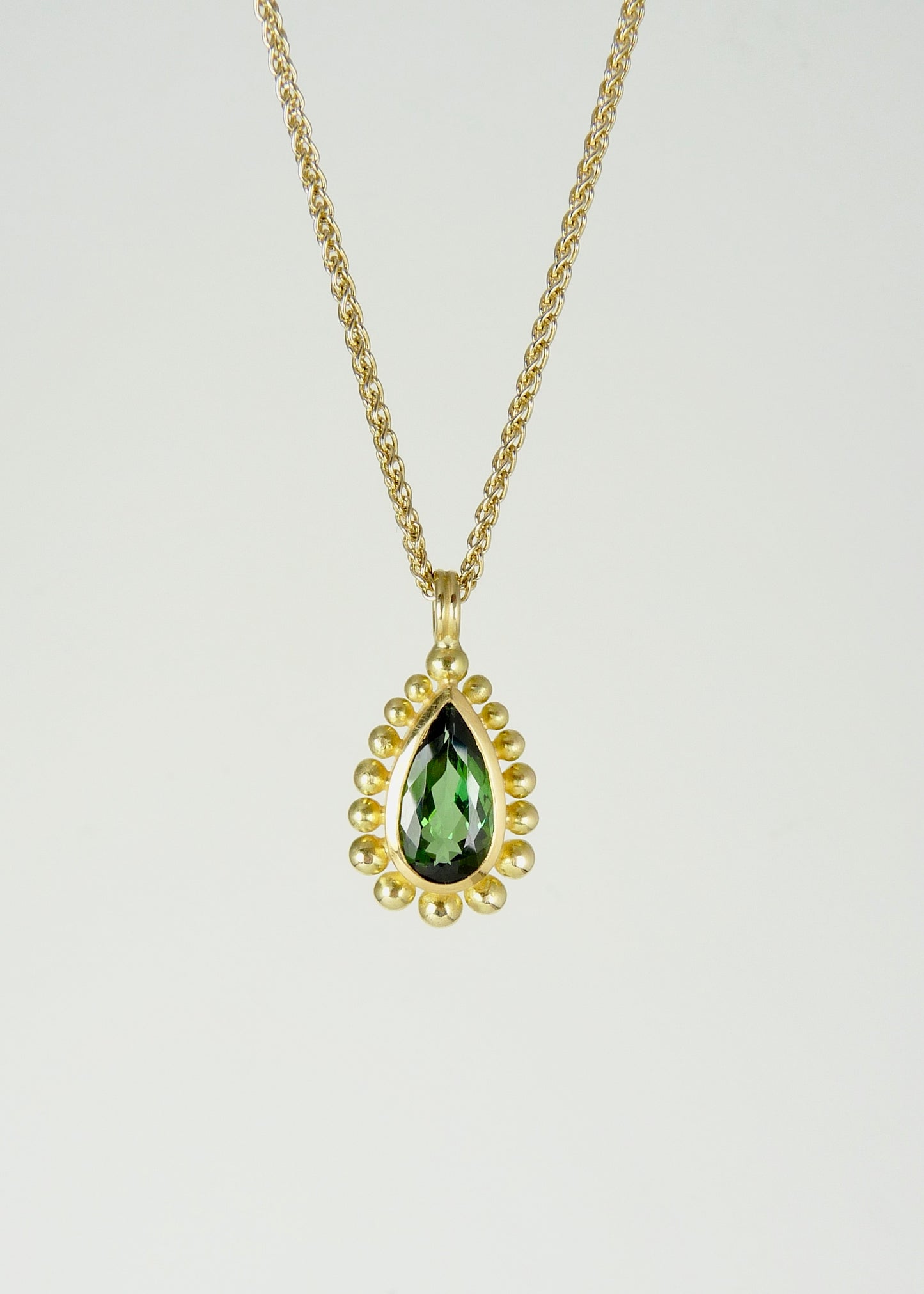 Green Tourmaline Courtesan Necklace