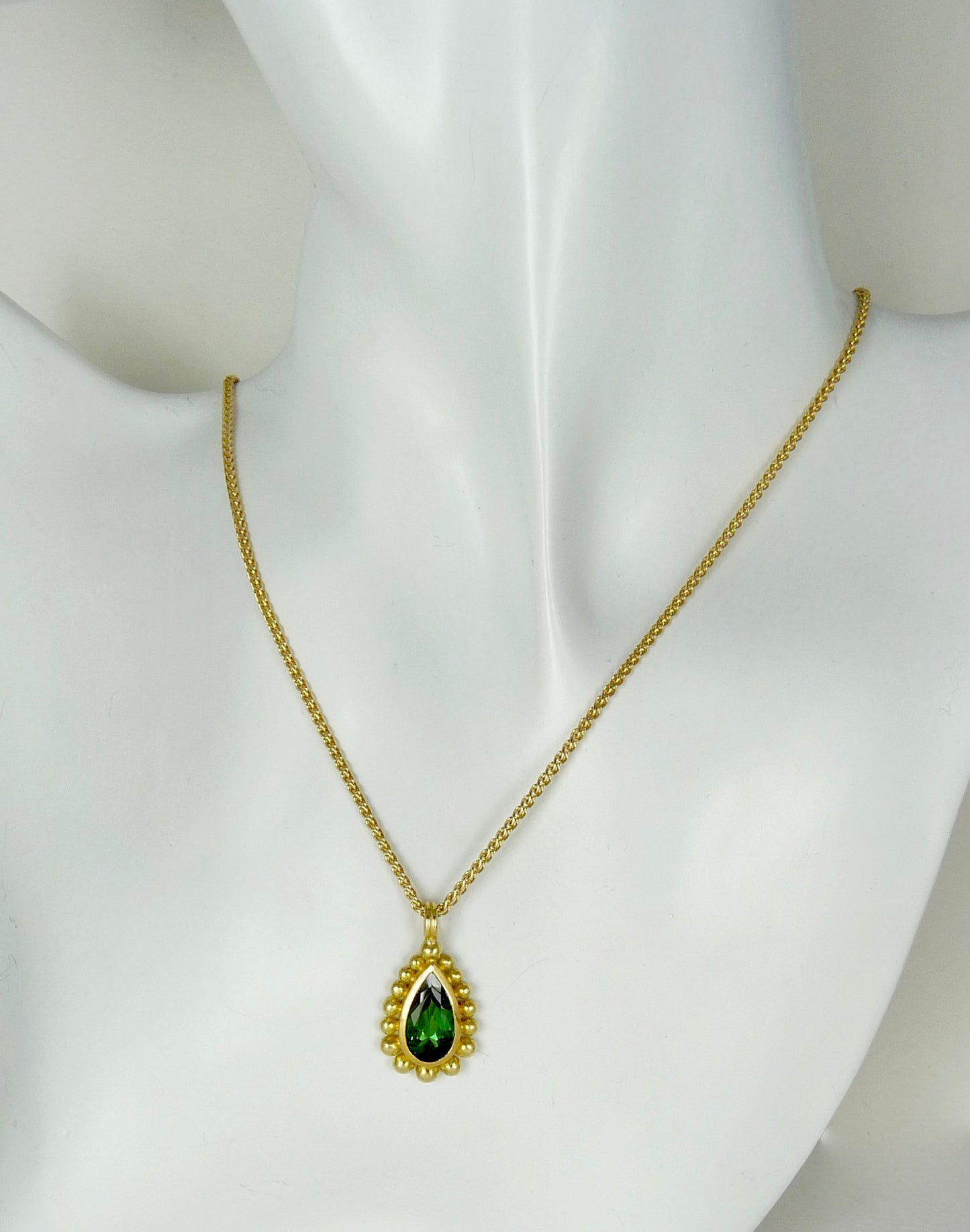Green Tourmaline Courtesan Necklace