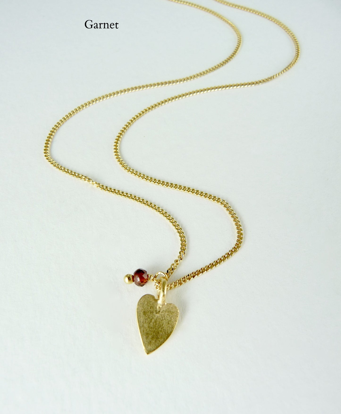 Delicate 18ct Gold Plate Heart Necklace