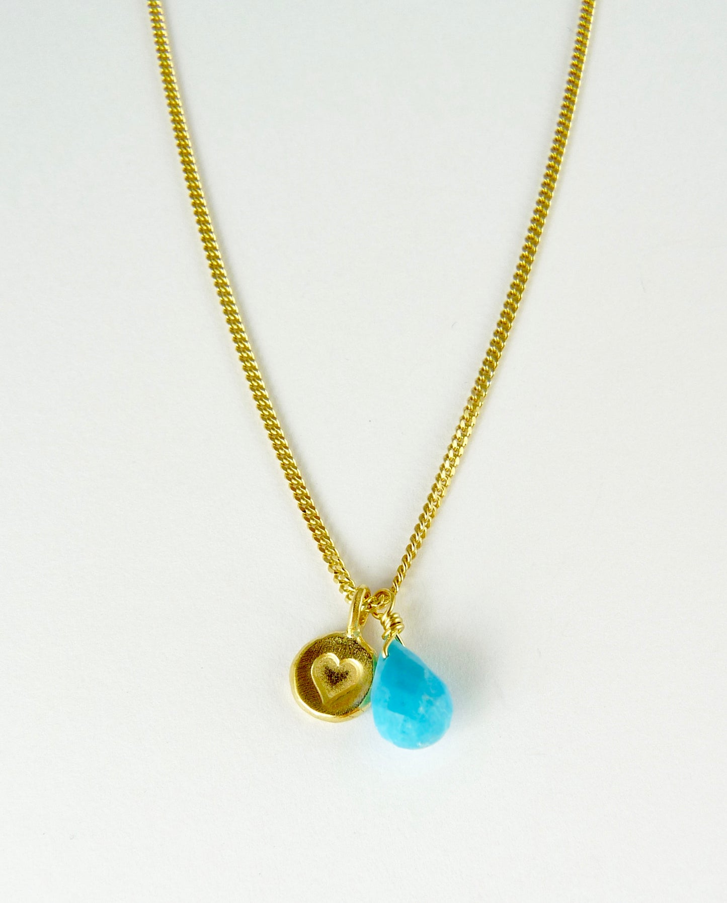 Heart and Turquoise necklace