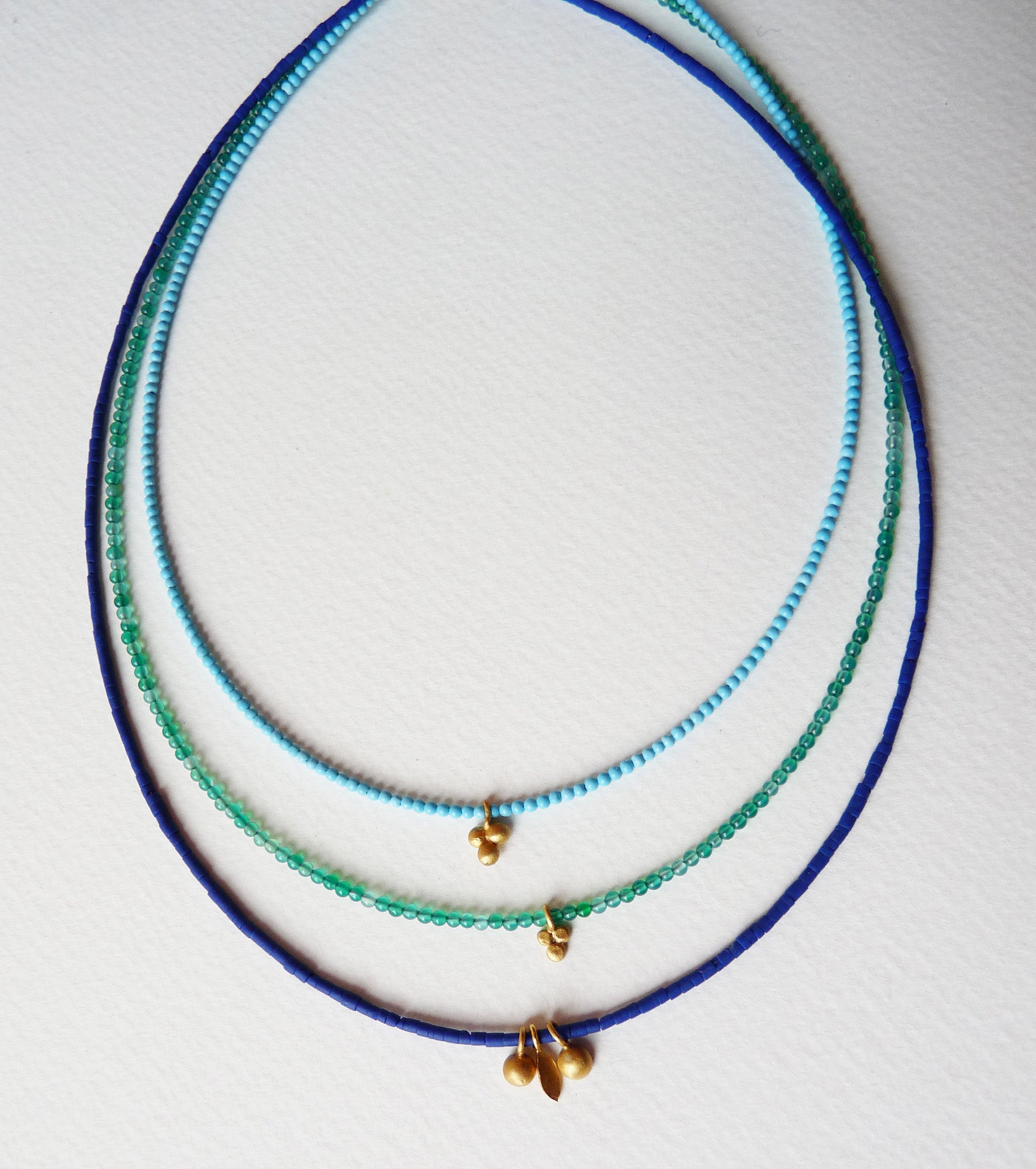 blossoming, branch, sterling, silver, necklace, handmade, jewellery, jewelry, turquoise, 18ct, gold, plate, delicate